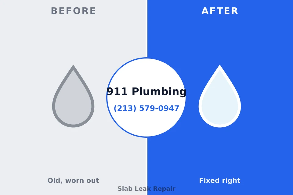 Before and after: plumbing company Heron Bay, GA